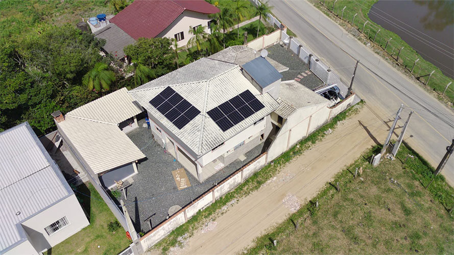 Avf Solar - Energia Solar Fotovoltaica Em Navegantes - Sc - Projeto Realizado