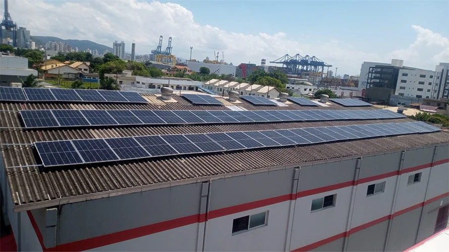 Avf Solar - Energia Solar Fotovoltaica Em Navegantes - Sc - Projeto Realizado