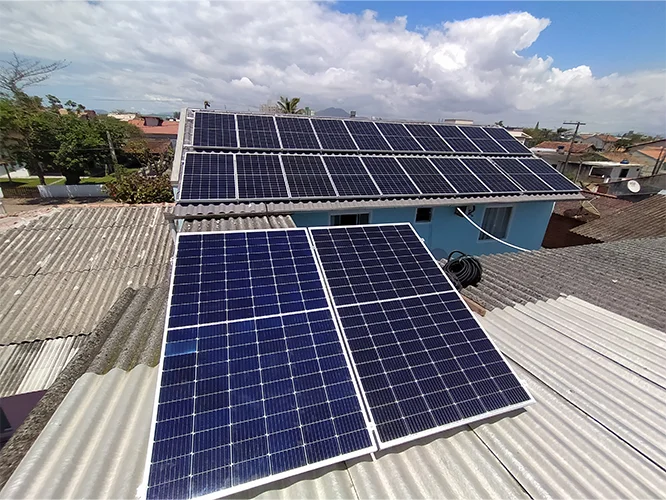 Avf Solar - Energia Solar Fotovoltaica Em Navegantes - Sc - Projeto Realizado